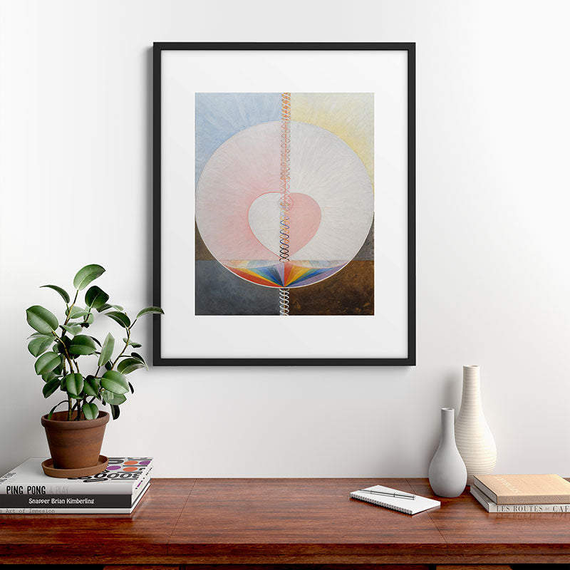 "The Dove, No. 1" by Hilma af Klint (1915) Framed Art Print