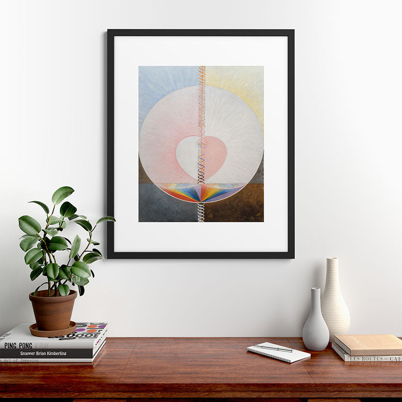 "The Dove, No. 1" by Hilma af Klint (1915) Framed Art Print