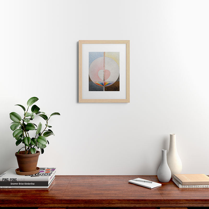 "The Dove, No. 1" by Hilma af Klint (1915) Framed Art Print