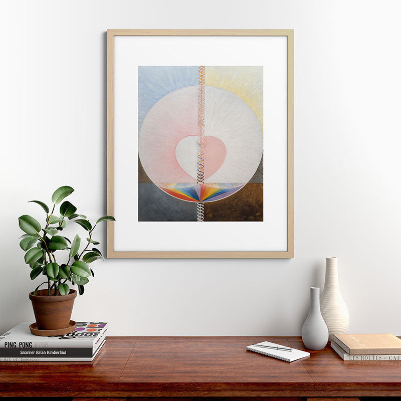 "The Dove, No. 1" by Hilma af Klint (1915) Framed Art Print