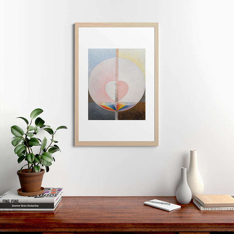"The Dove, No. 1" by Hilma af Klint (1915) Framed Art Print