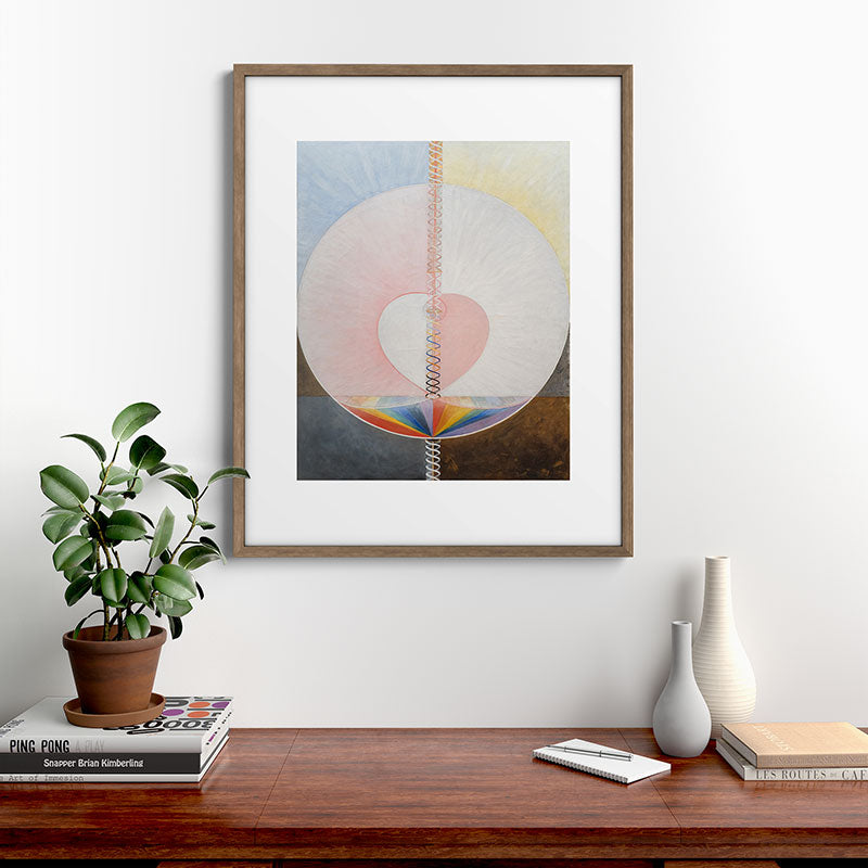 "The Dove, No. 1" by Hilma af Klint (1915) Framed Art Print