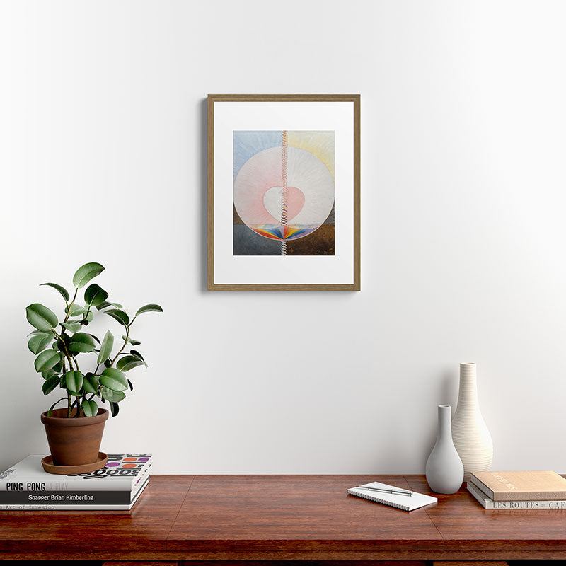 "The Dove, No. 1" by Hilma af Klint (1915) Framed Art Print