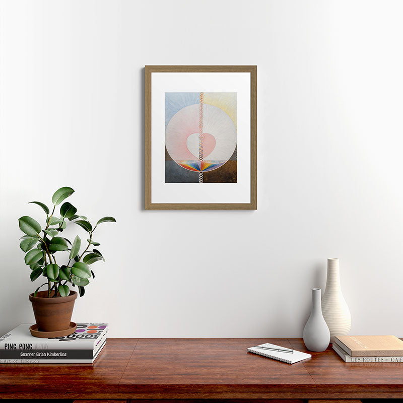 "The Dove, No. 1" by Hilma af Klint (1915) Framed Art Print