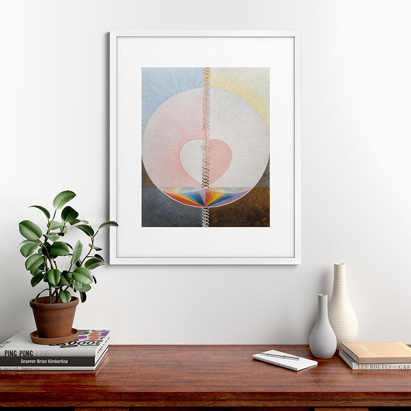 "The Dove, No. 1" by Hilma af Klint (1915) Framed Art Print