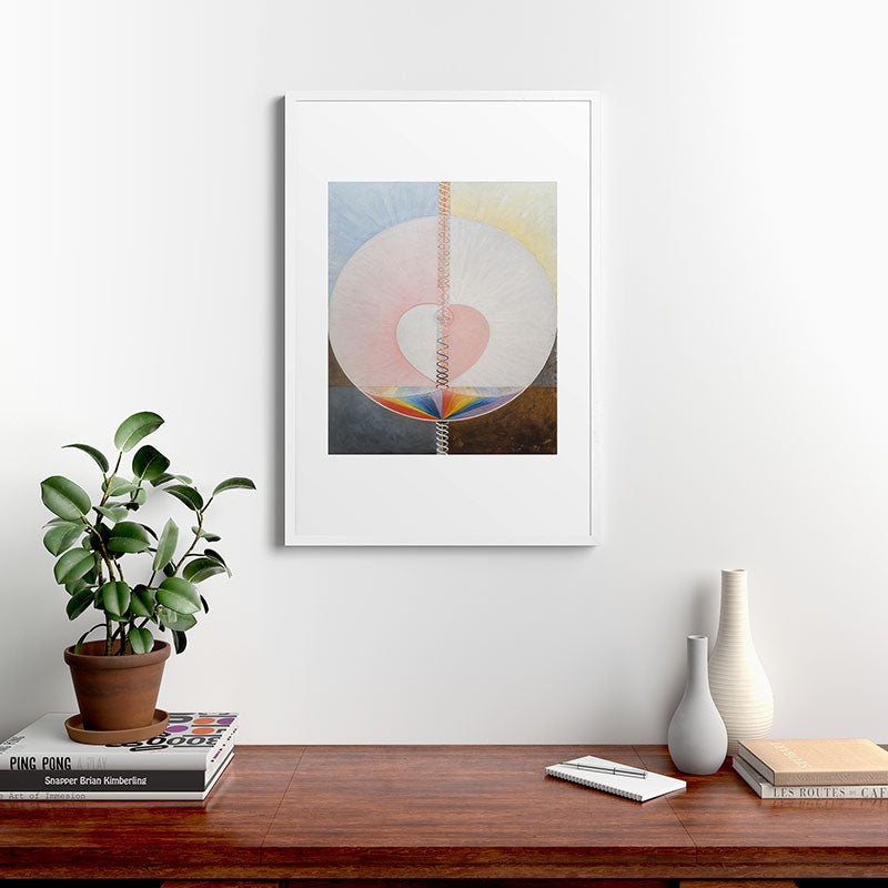 "The Dove, No. 1" by Hilma af Klint (1915) Framed Art Print