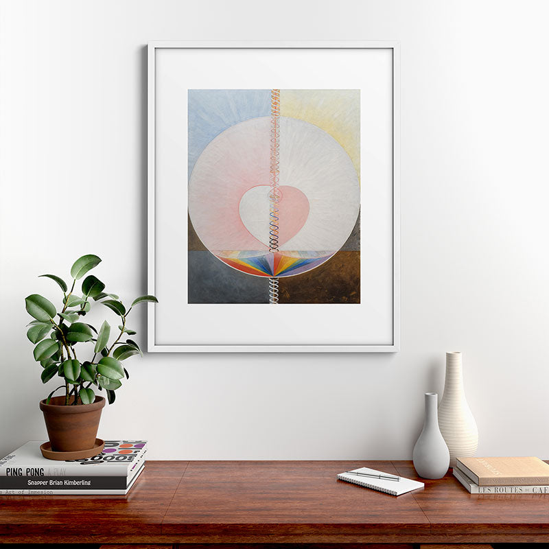 "The Dove, No. 1" by Hilma af Klint (1915) Framed Art Print
