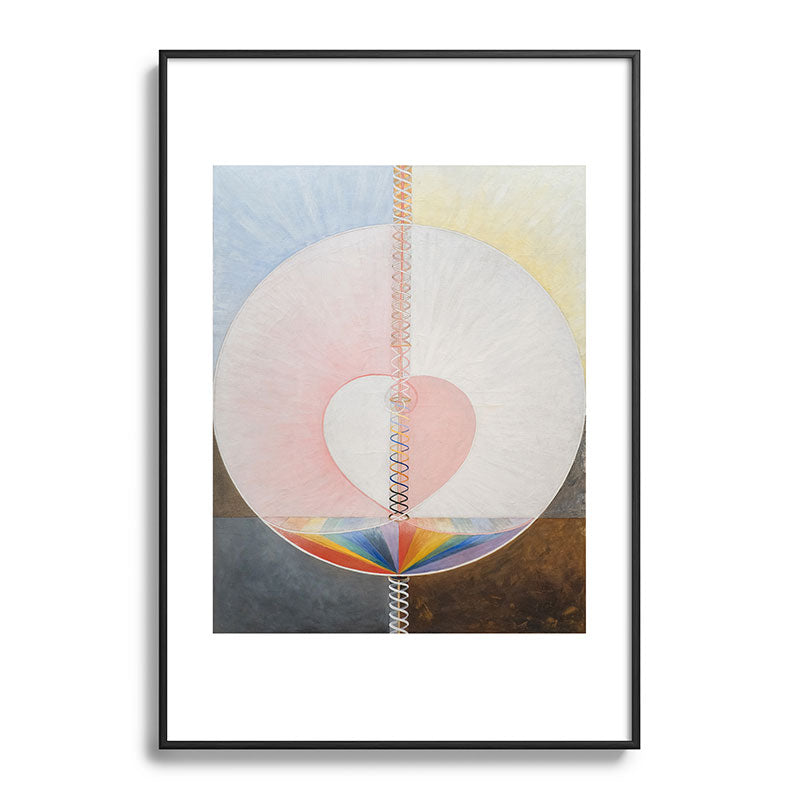 "The Dove, No. 1" by Hilma af Klint (1915) Framed Art Print