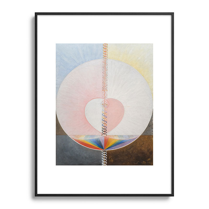 "The Dove, No. 1" by Hilma af Klint (1915) Framed Art Print