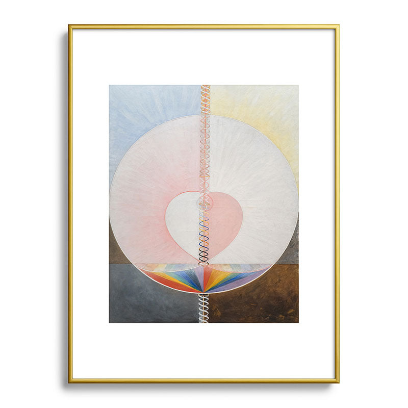 "The Dove, No. 1" by Hilma af Klint (1915) Framed Art Print