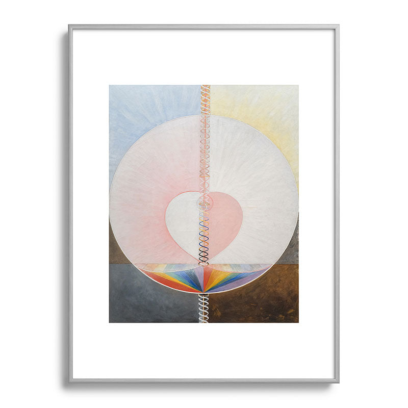 "The Dove, No. 1" by Hilma af Klint (1915) Framed Art Print