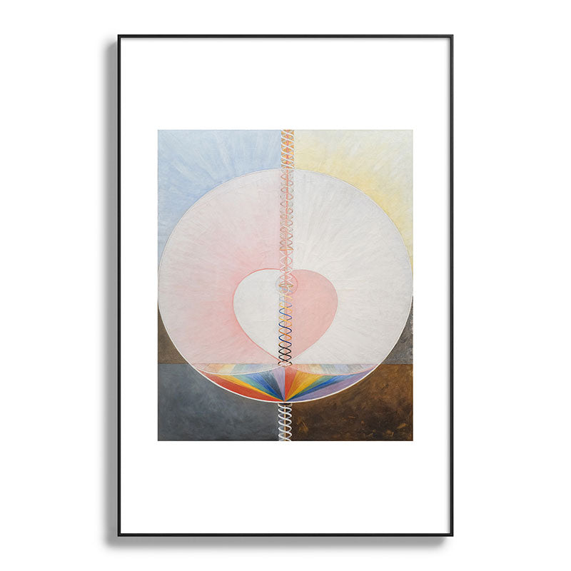 "The Dove, No. 1" by Hilma af Klint (1915) Framed Art Print