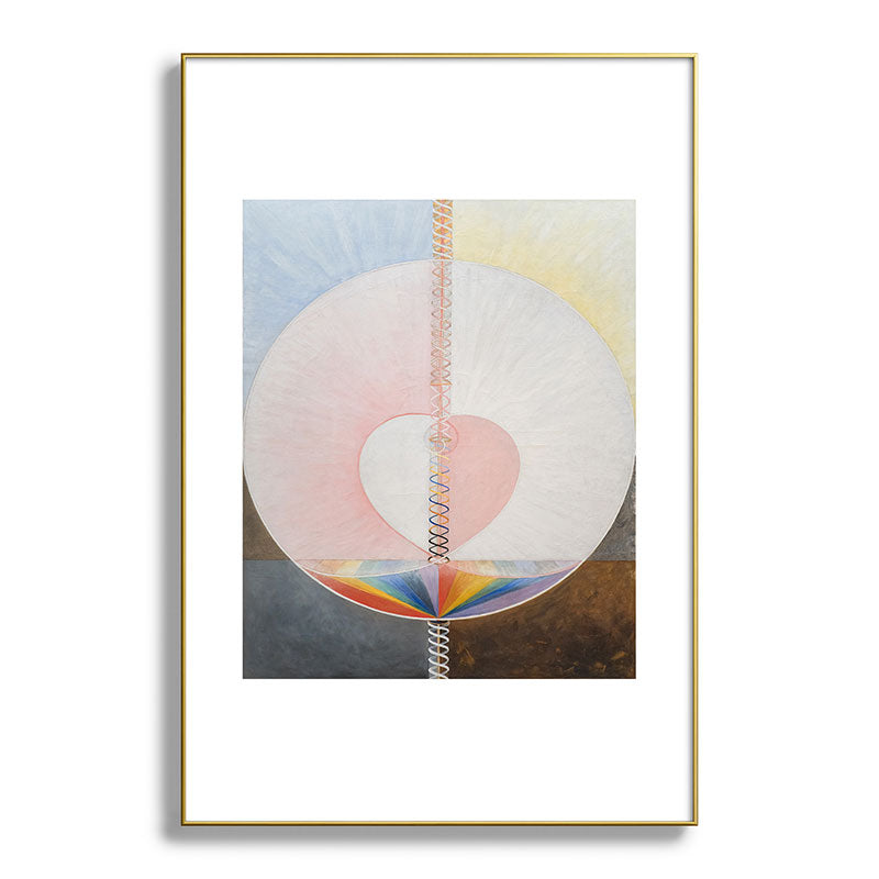 "The Dove, No. 1" by Hilma af Klint (1915) Framed Art Print