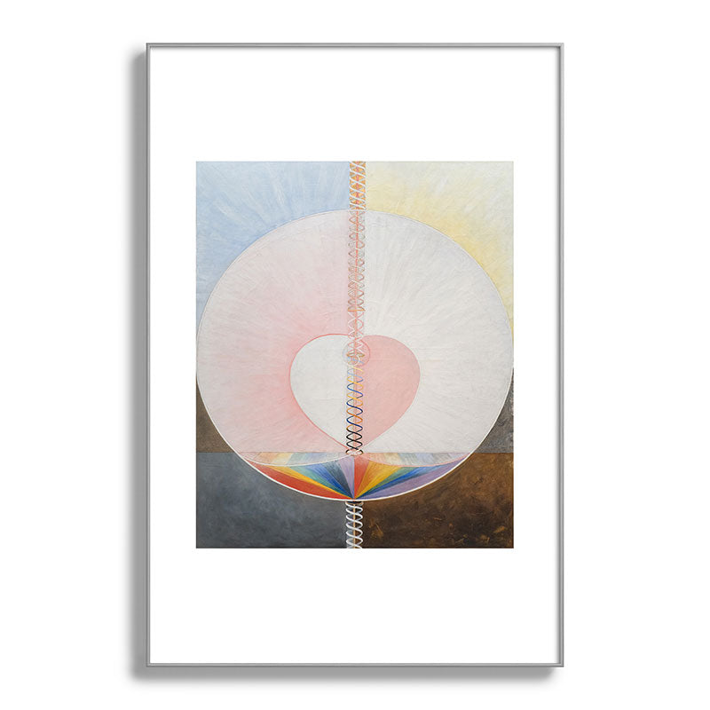 "The Dove, No. 1" by Hilma af Klint (1915) Framed Art Print