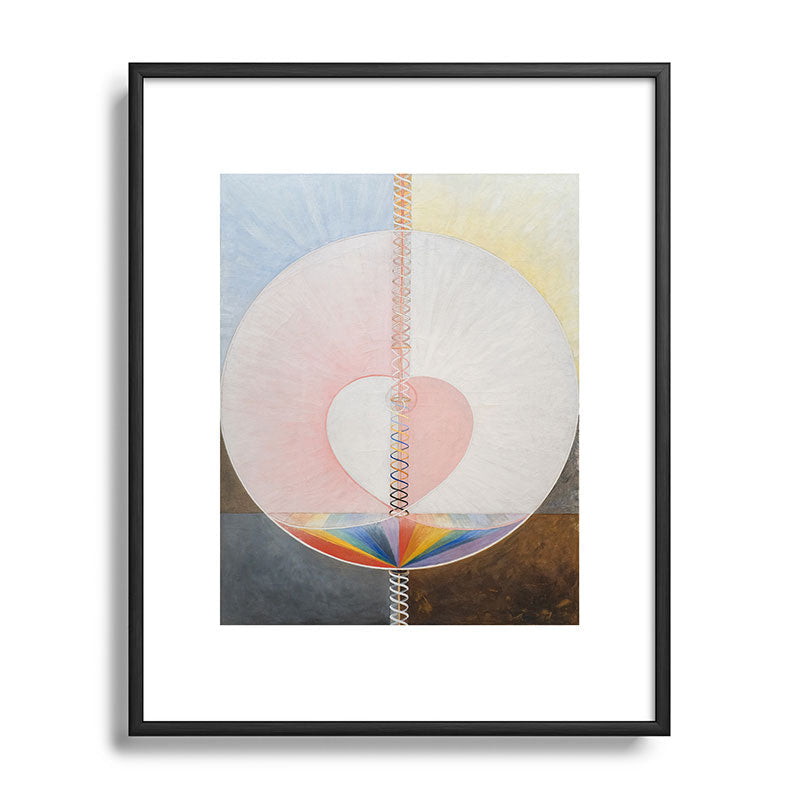 "The Dove, No. 1" by Hilma af Klint (1915) Framed Art Print