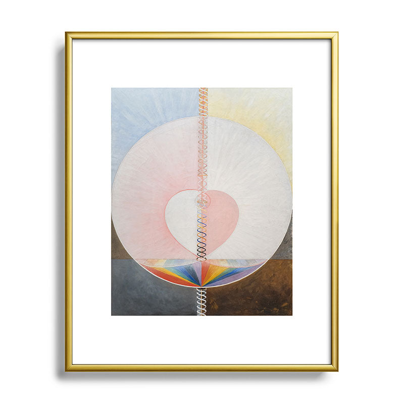 "The Dove, No. 1" by Hilma af Klint (1915) Framed Art Print