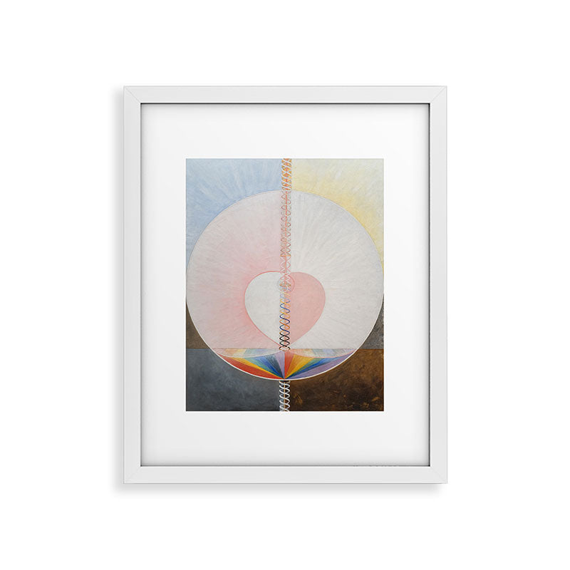 "The Dove, No. 1" by Hilma af Klint (1915) Framed Art Print