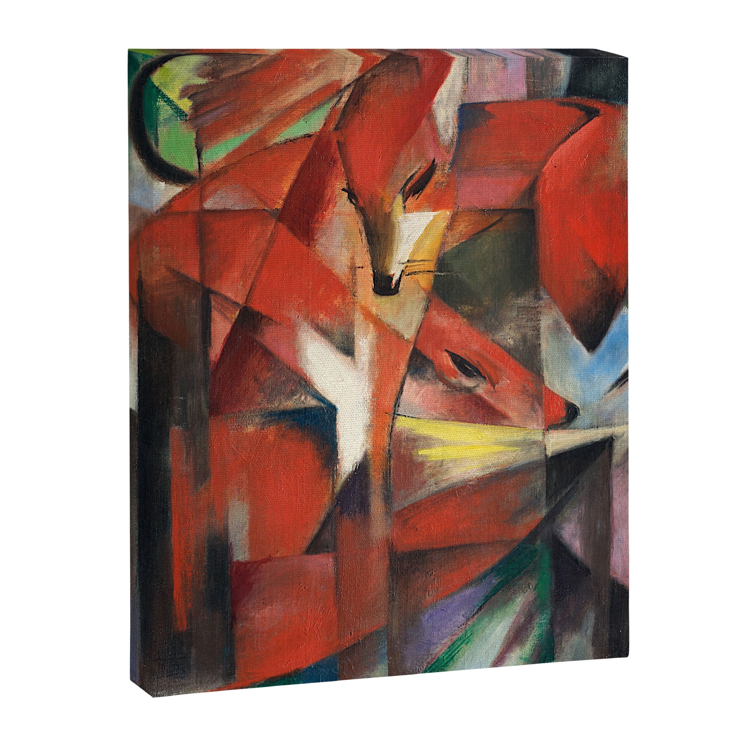 "The Foxes" by Franz Marc, 1913 Canvas Print