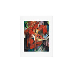 "The Foxes" by Franz Marc, 1913 Art Print