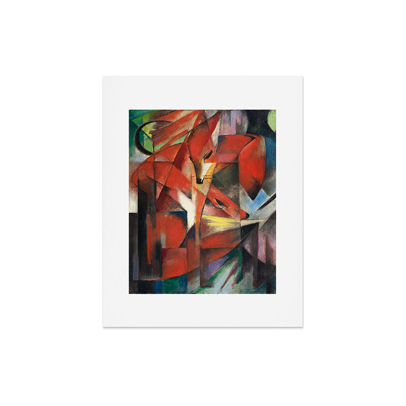 "The Foxes" by Franz Marc, 1913 Art Print