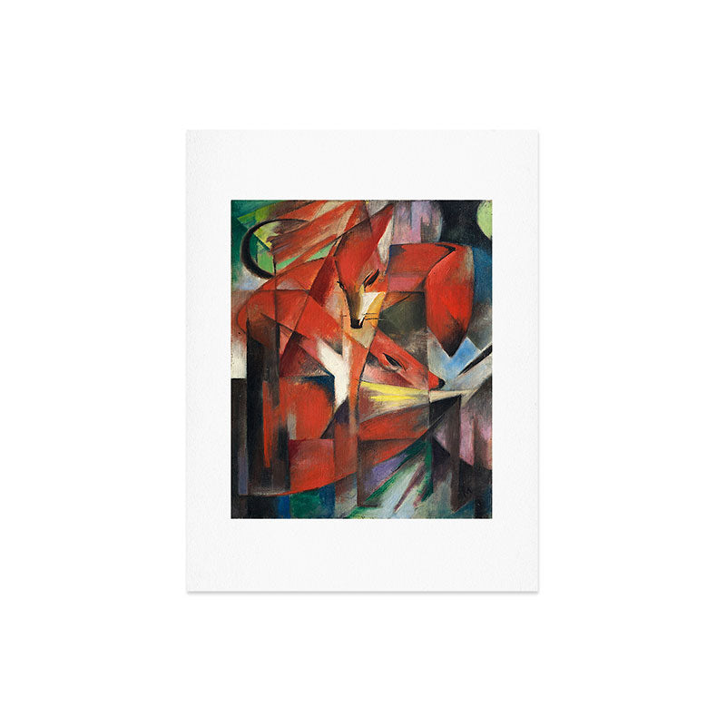 "The Foxes" by Franz Marc, 1913 Art Print