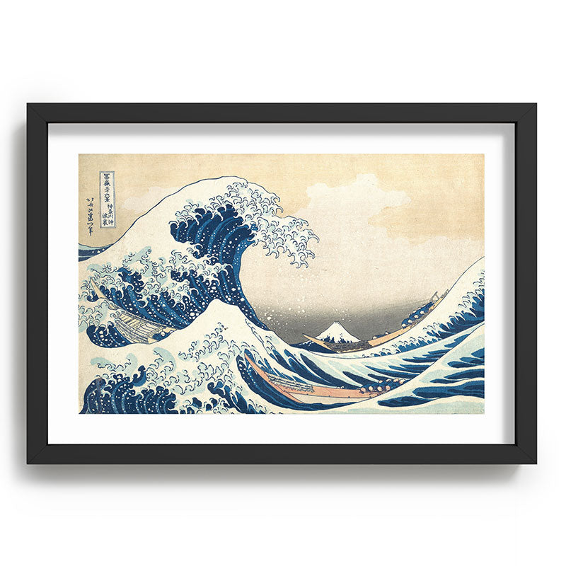 "The Great Wave off Kanagawa" by Hokusai, 1831 Framed Art Print