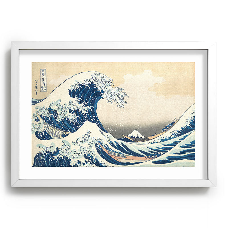 "The Great Wave off Kanagawa" by Hokusai, 1831 Framed Art Print