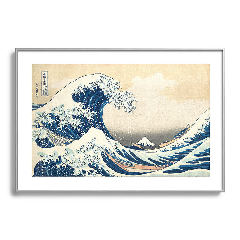 "The Great Wave off Kanagawa" by Hokusai, 1831 Framed Art Print