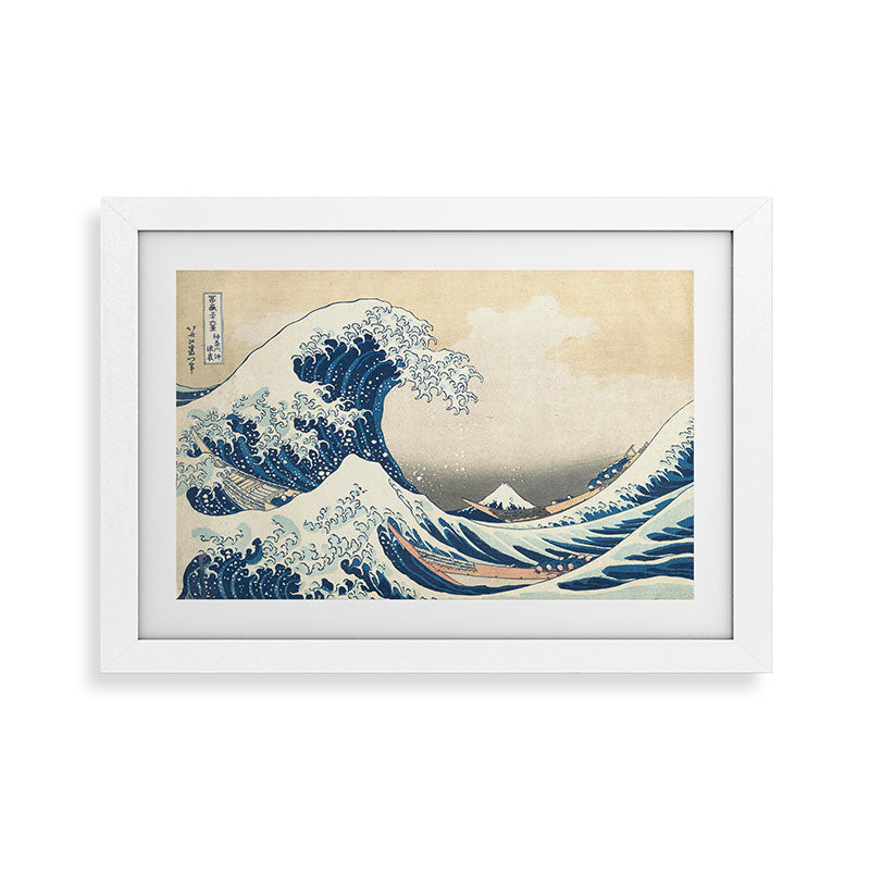 "The Great Wave off Kanagawa" by Hokusai, 1831 Framed Art Print