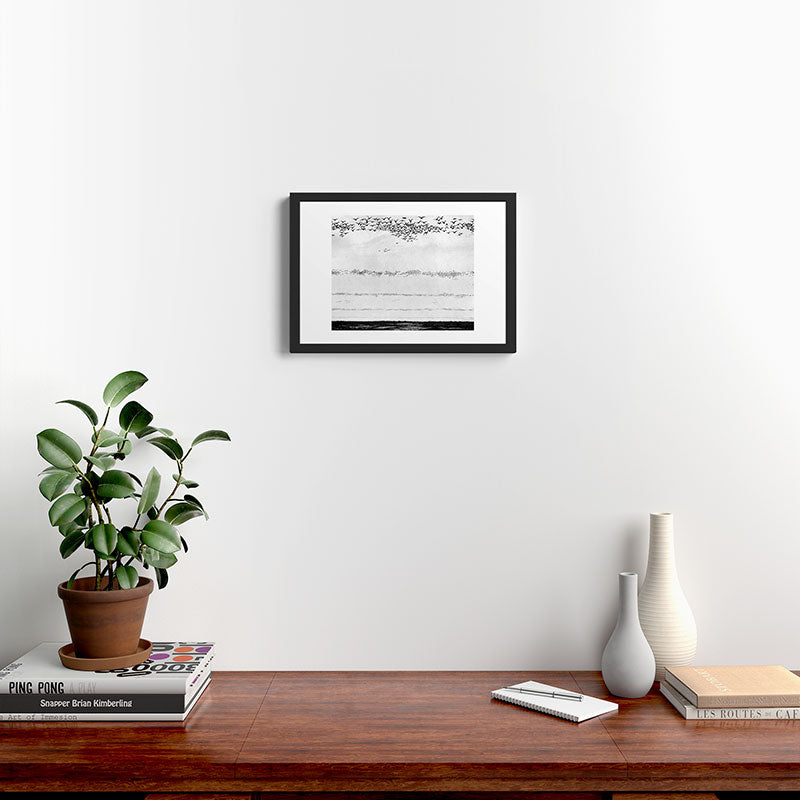 "The Later Flights of the Passenger Pigeon" by Frank Bond, 1920 (benefitting The Nature Conservancy) Framed Art Print
