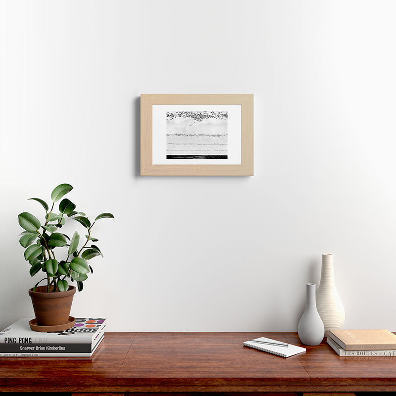 "The Later Flights of the Passenger Pigeon" by Frank Bond, 1920 (benefitting The Nature Conservancy) Framed Art Print