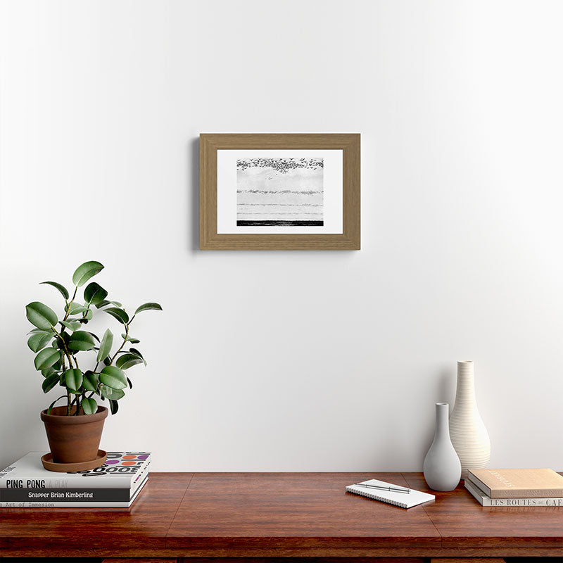"The Later Flights of the Passenger Pigeon" by Frank Bond, 1920 (benefitting The Nature Conservancy) Framed Art Print