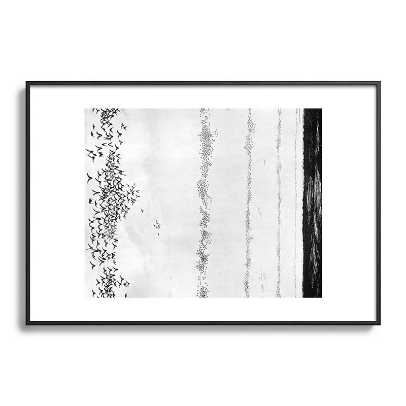 "The Later Flights of the Passenger Pigeon" by Frank Bond, 1920 (benefitting The Nature Conservancy) Framed Art Print