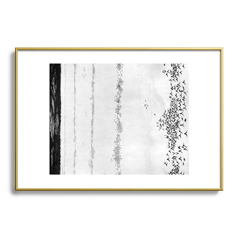 "The Later Flights of the Passenger Pigeon" by Frank Bond, 1920 (benefitting The Nature Conservancy) Framed Art Print