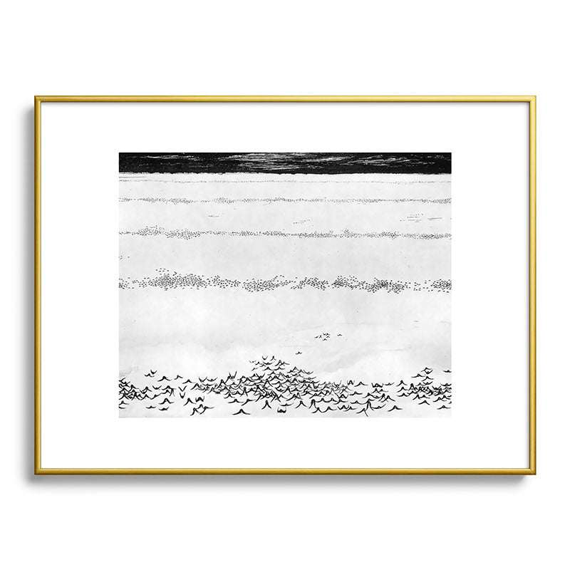 "The Later Flights of the Passenger Pigeon" by Frank Bond, 1920 (benefitting The Nature Conservancy) Framed Art Print