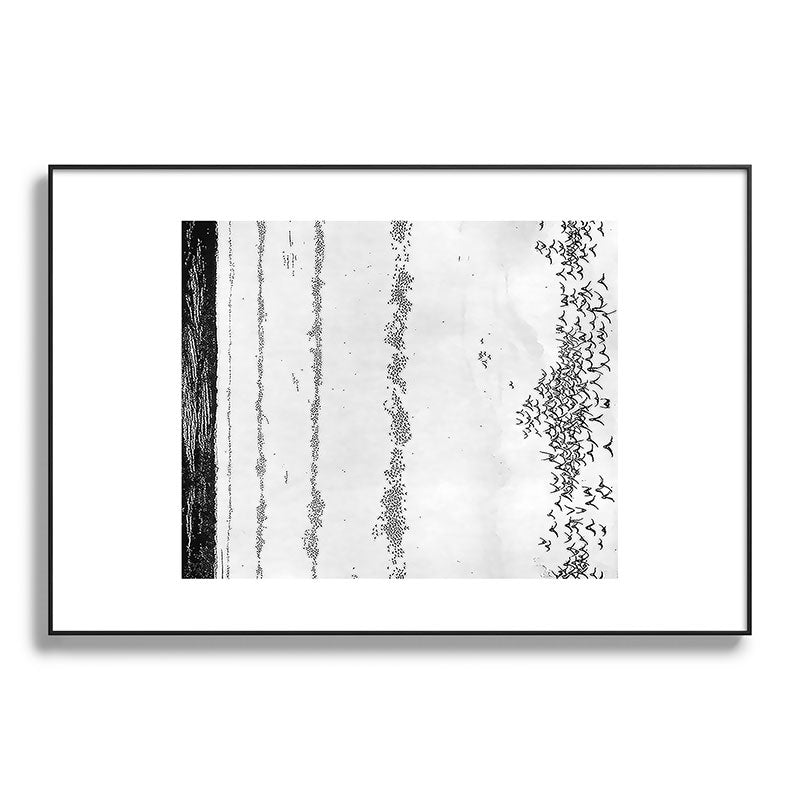 "The Later Flights of the Passenger Pigeon" by Frank Bond, 1920 (benefitting The Nature Conservancy) Framed Art Print