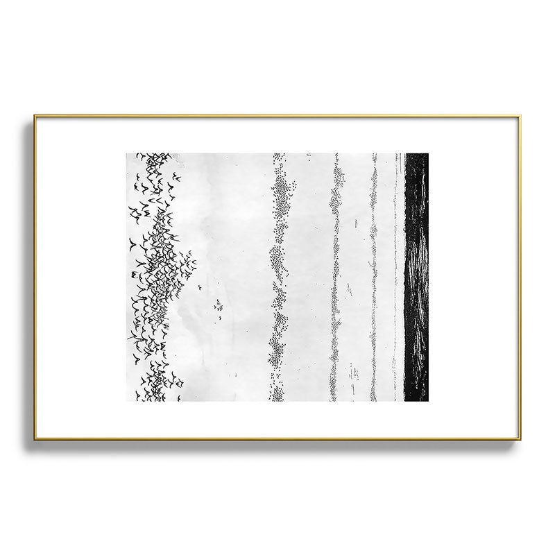 "The Later Flights of the Passenger Pigeon" by Frank Bond, 1920 (benefitting The Nature Conservancy) Framed Art Print