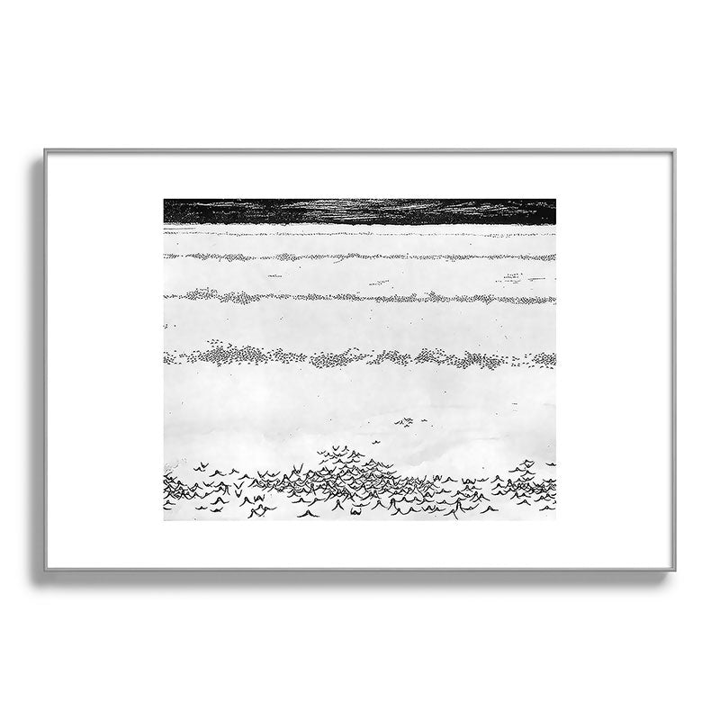 "The Later Flights of the Passenger Pigeon" by Frank Bond, 1920 (benefitting The Nature Conservancy) Framed Art Print