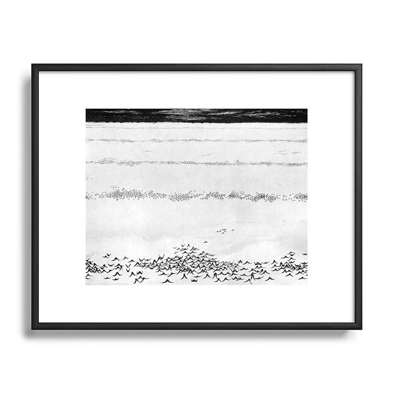 "The Later Flights of the Passenger Pigeon" by Frank Bond, 1920 (benefitting The Nature Conservancy) Framed Art Print
