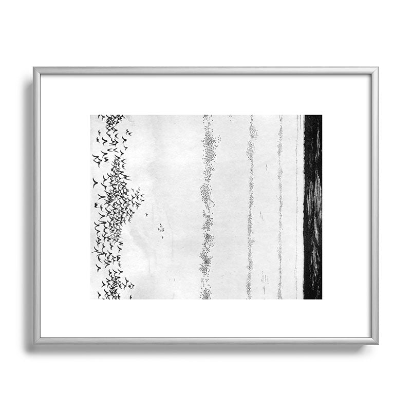 "The Later Flights of the Passenger Pigeon" by Frank Bond, 1920 (benefitting The Nature Conservancy) Framed Art Print