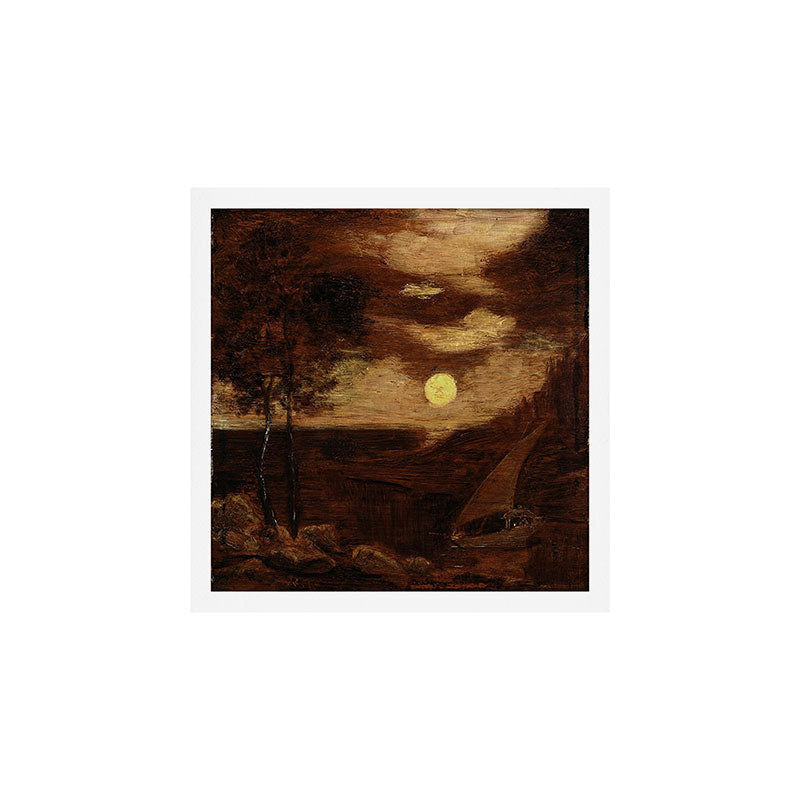 "The Lover's Boat" by Albert Pinkham Ryder (1881) Art Print