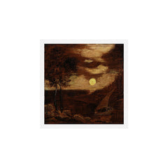 "The Lover's Boat" by Albert Pinkham Ryder (1881) Art Print