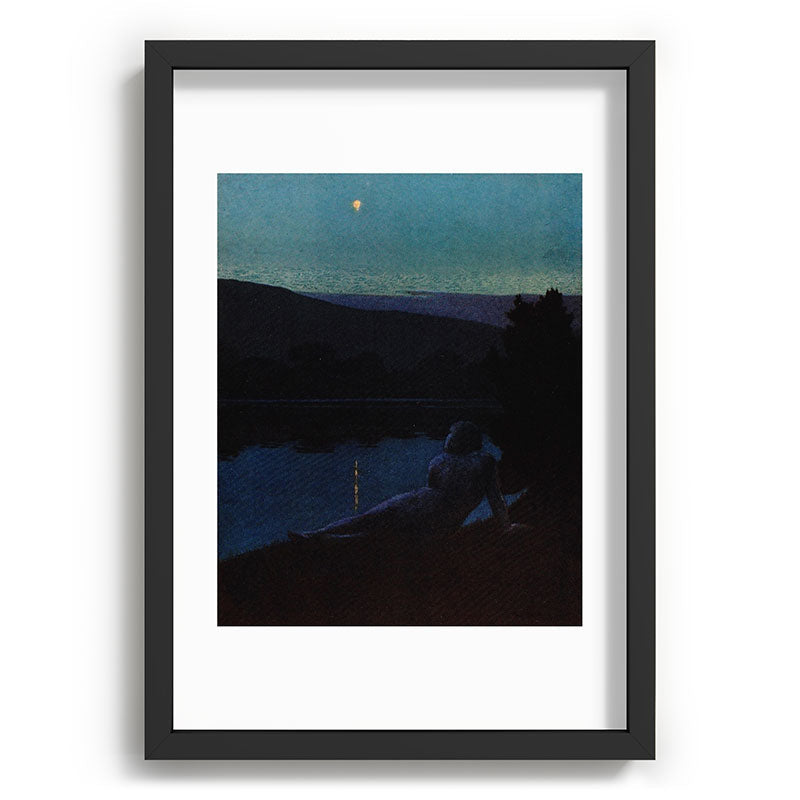 "The night follows along, with millions of suns, and sleep, and restoring darkness" (Margaret Cook) Framed Art Print