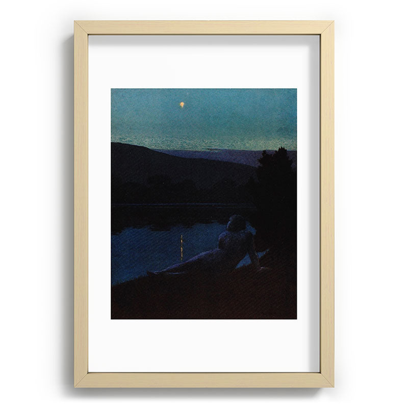 "The night follows along, with millions of suns, and sleep, and restoring darkness" (Margaret Cook) Framed Art Print
