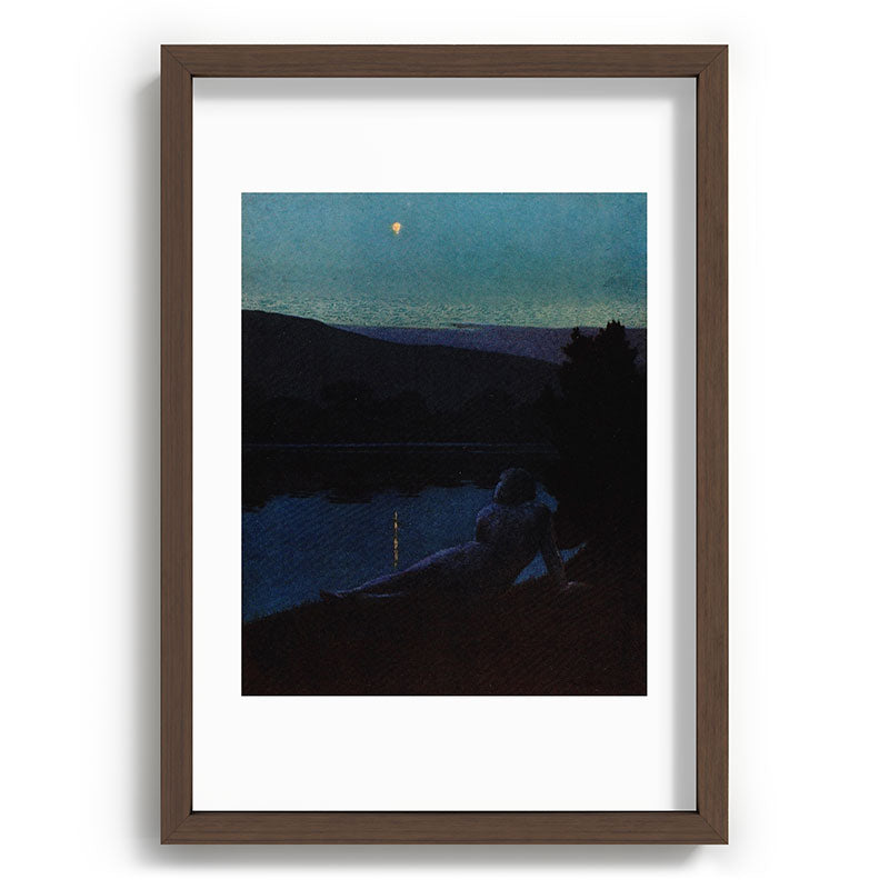 "The night follows along, with millions of suns, and sleep, and restoring darkness" (Margaret Cook) Framed Art Print