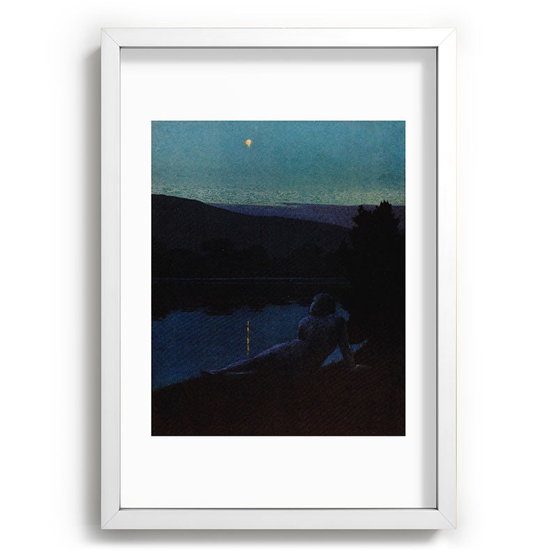 "The night follows along, with millions of suns, and sleep, and restoring darkness" (Margaret Cook) Framed Art Print