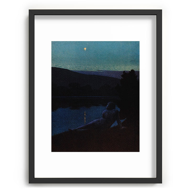 "The night follows along, with millions of suns, and sleep, and restoring darkness" (Margaret Cook) Framed Art Print