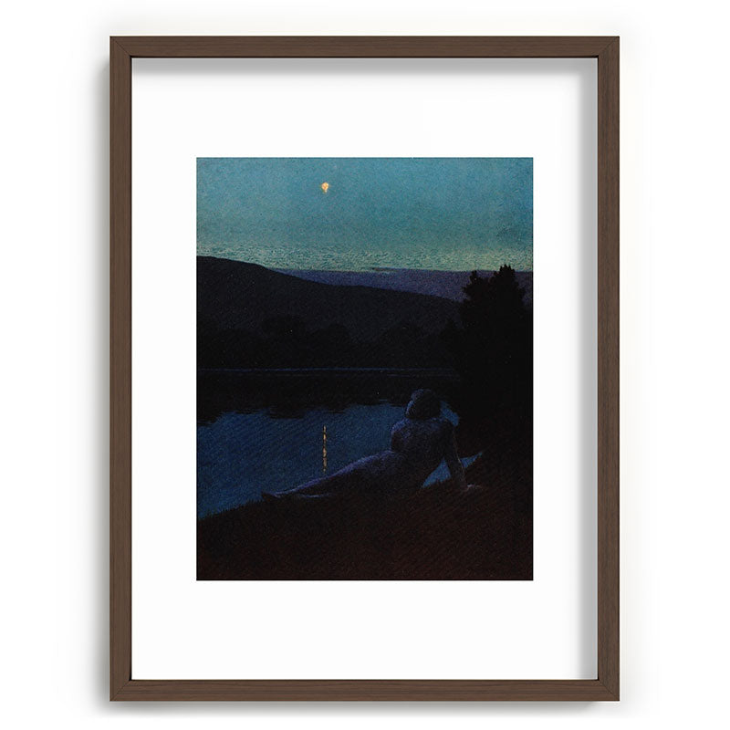 "The night follows along, with millions of suns, and sleep, and restoring darkness" (Margaret Cook) Framed Art Print