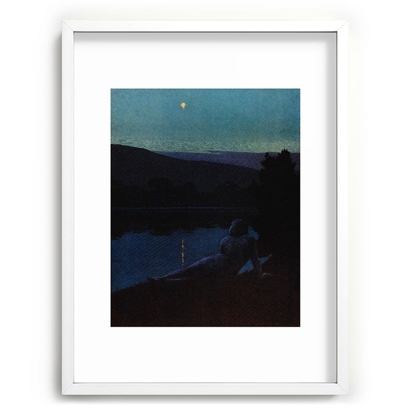 "The night follows along, with millions of suns, and sleep, and restoring darkness" (Margaret Cook) Framed Art Print