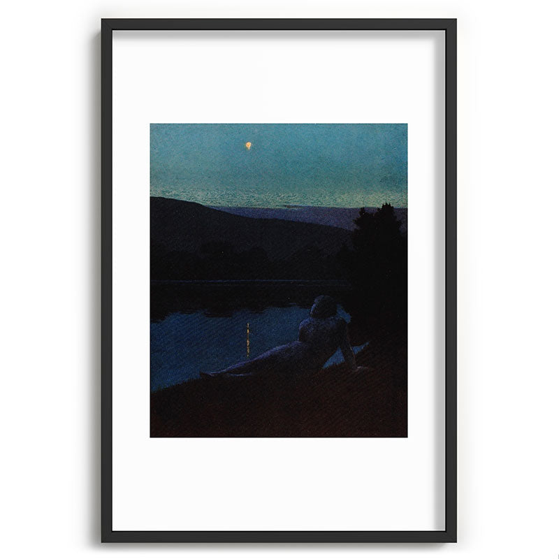 "The night follows along, with millions of suns, and sleep, and restoring darkness" (Margaret Cook) Framed Art Print